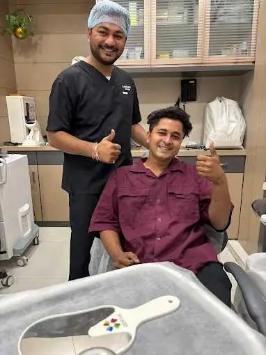dental treatment in progress shanti dental clinic ahmedabad